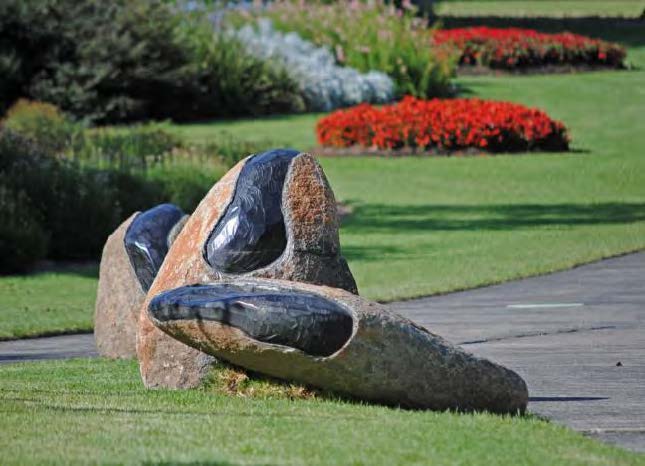 Adelong Norite sculptures