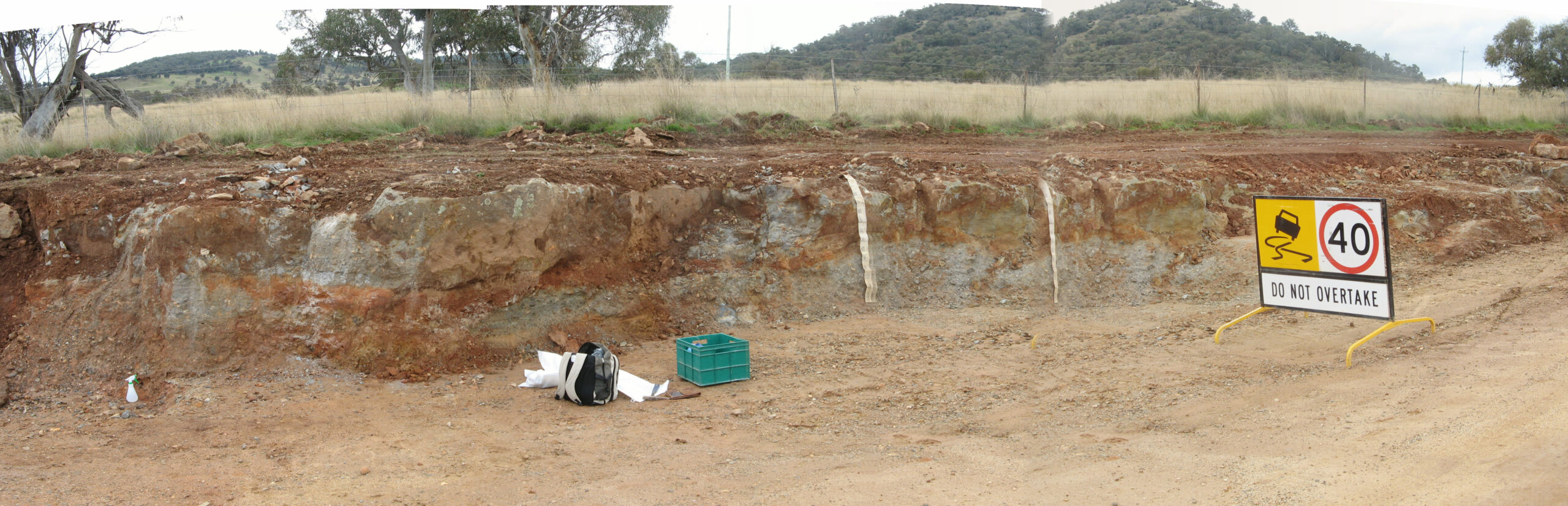 Road cuttings: windows to ancient landscapes